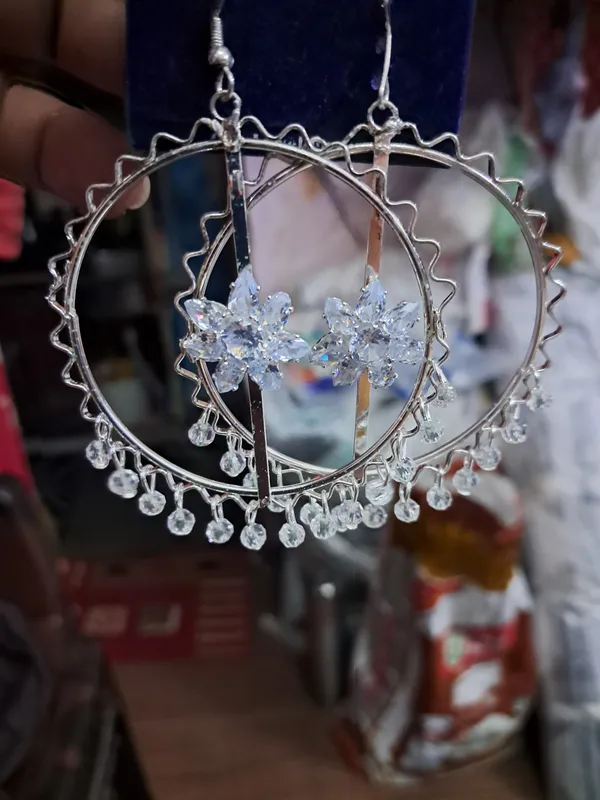 White_Zinc_Hoop_Earrings_For_Women