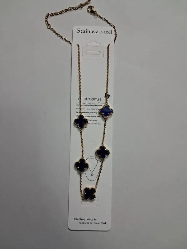 Blue_Stainless_Steel_Pendant_Necklace_For_Women