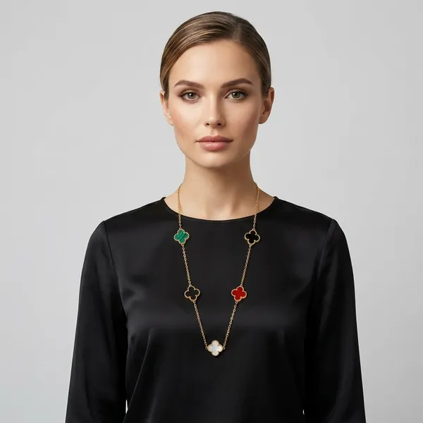 Multicolour_Stainless_Steel_Pendant_Necklace_For_Women