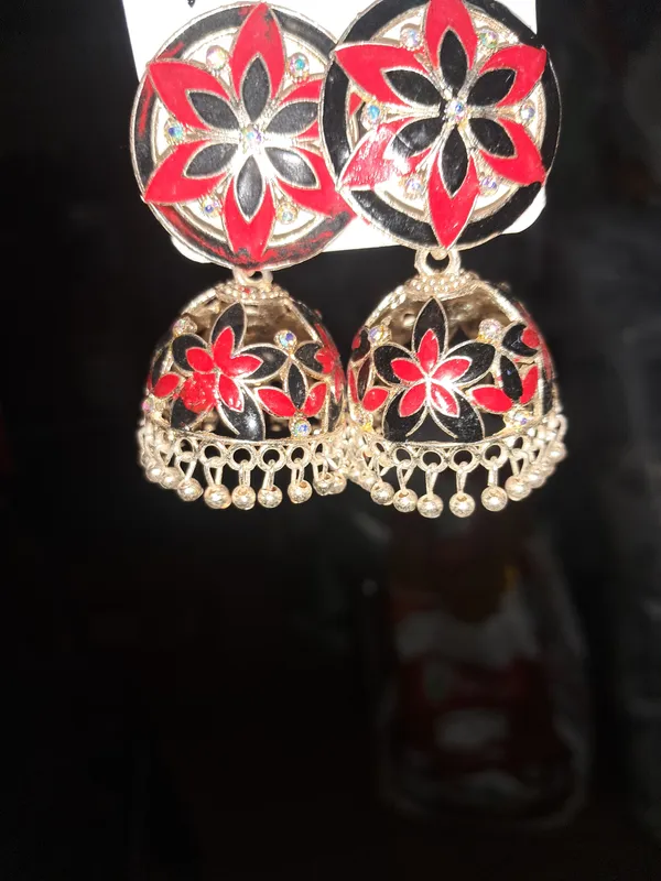 Red_Zinc_Jumkha_Earrings_For_Women