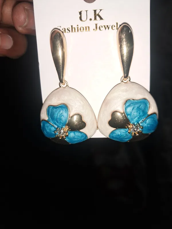 Blue_Zinc_Earrings_For_Women