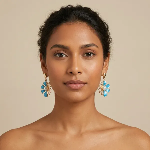 Blue_Zinc_Drop_Earrings_For_Women