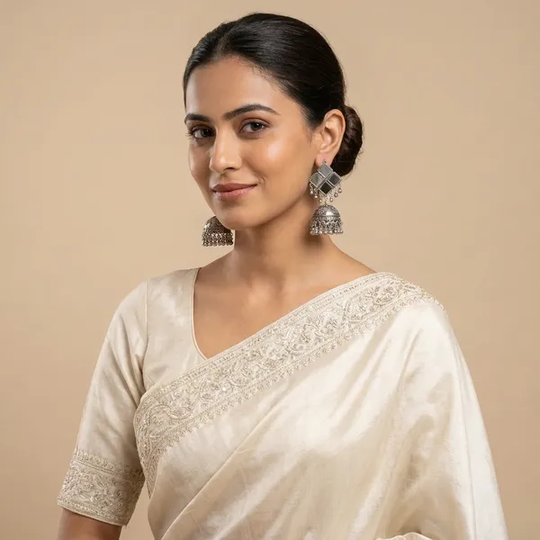 Silver_Zinc_Jumkha_Earrings_For_Women