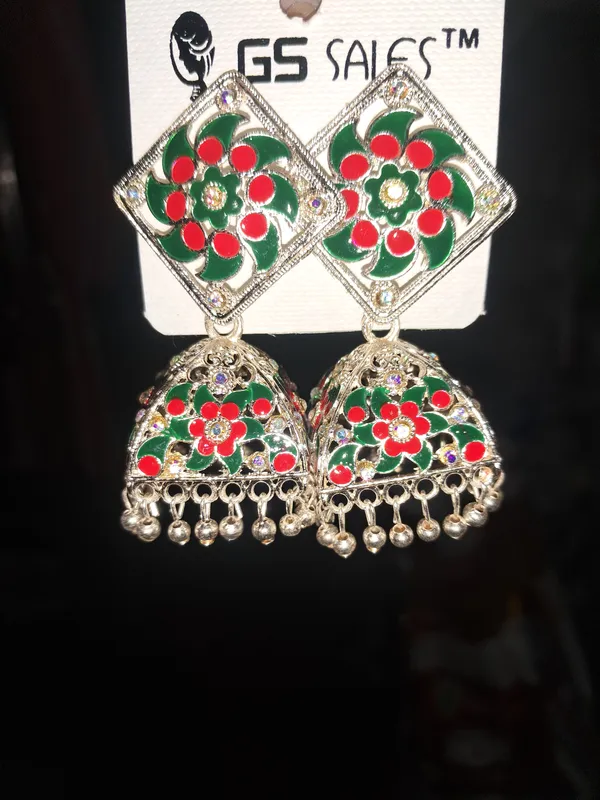 Multicolour_Zinc_Jumkha_Earrings_For_Women