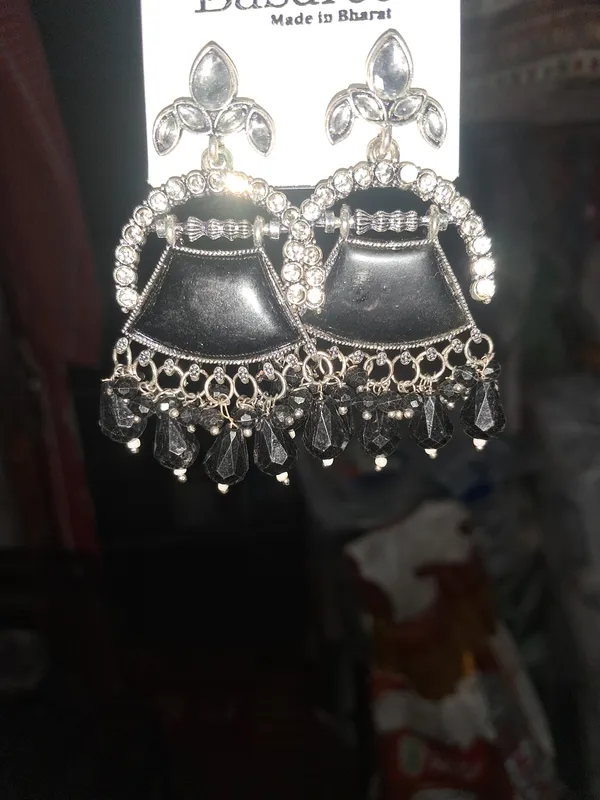 Black_Zinc_Jumkha_Earrings_For_Women