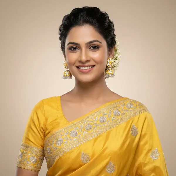 Yellow_Zinc_Jumkha_Earrings_For_Women