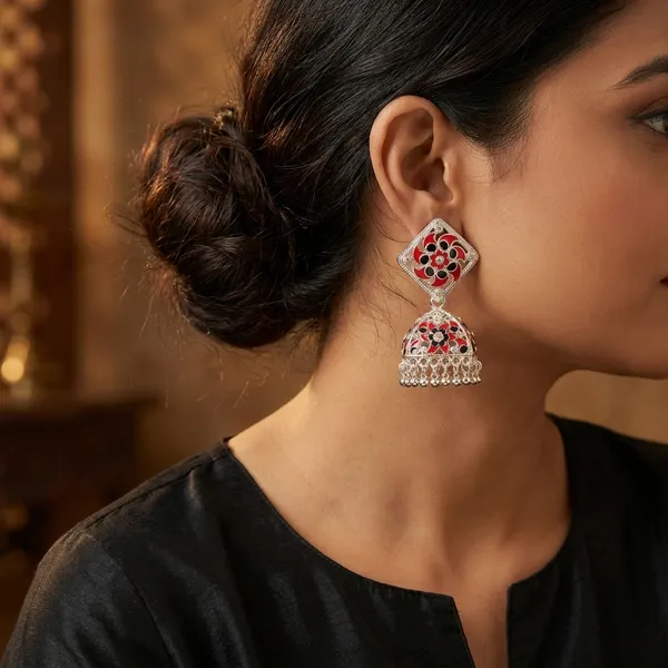 Red_Zinc_Jumkha_Earrings_For_Women