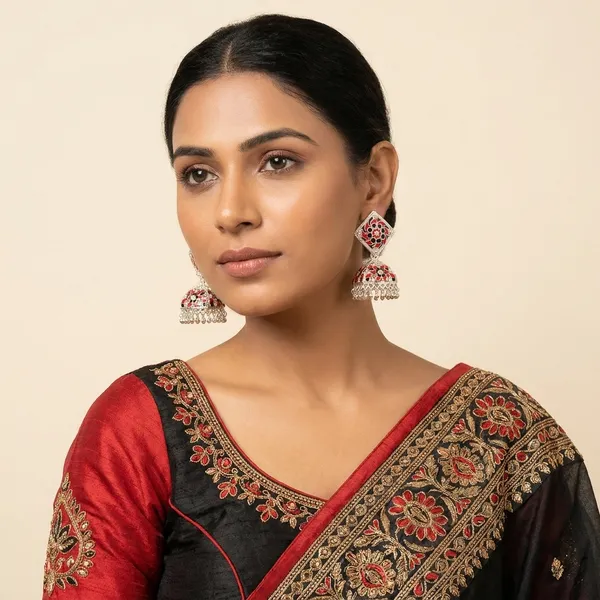 Red_Zinc_Jumkha_Earrings_For_Women