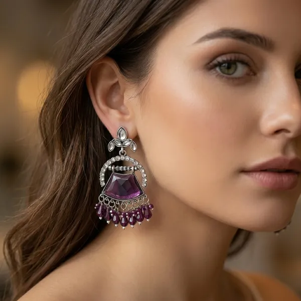 Purple_Zinc_Chandbali_Earrings_For_Women
