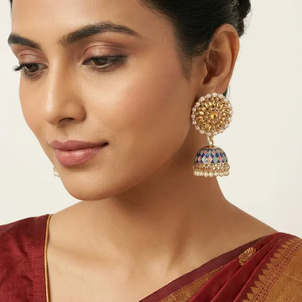 Gold_Zinc_Jumkha_Earrings_For_Women