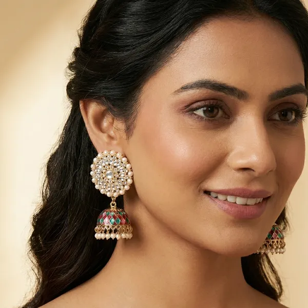 Gold_Zinc_Jumkha_Earrings_For_Women