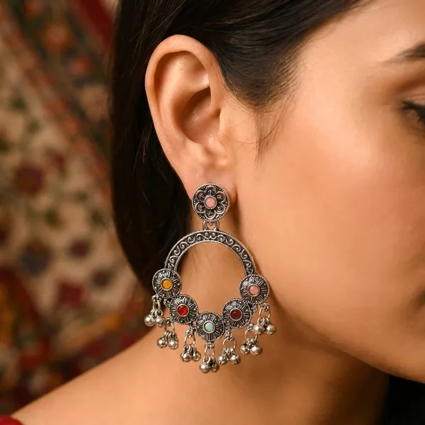 Light_Pink_Silver_Zinc_Jumkha_Earrings_For_Women