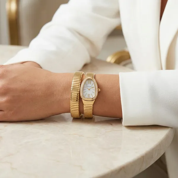 White_Gold_Metal_Wrist_Watch_For_Women