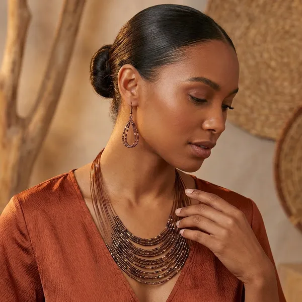 Brown_Lobster_Necklace_Set_For_Women