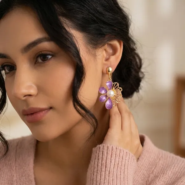 Purple_Zinc_Drop_Earrings_For_Women