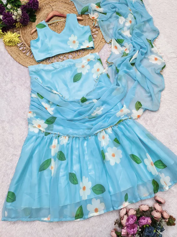 Sky_Blue_Floral_Print_Lehenga_Choli_Set_with_Dupatta