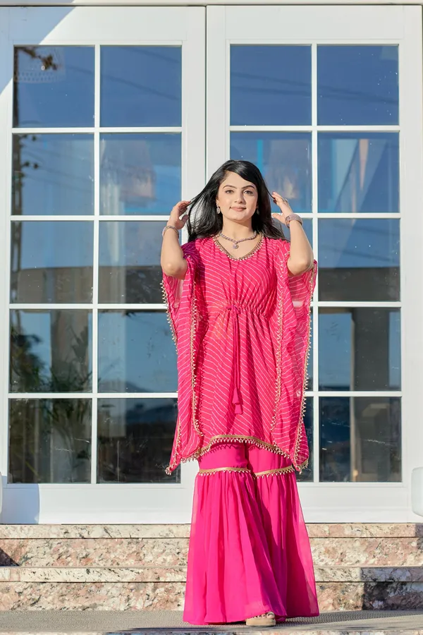RichOra_Pink_Aura_Kaftan_Sharara_Set