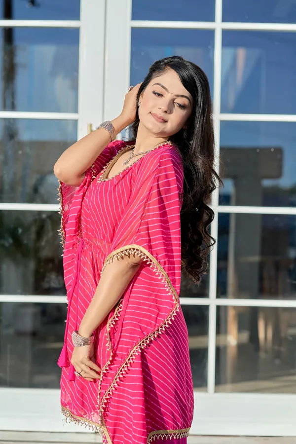 RichOra_Pink_Aura_Kaftan_Sharara_Set
