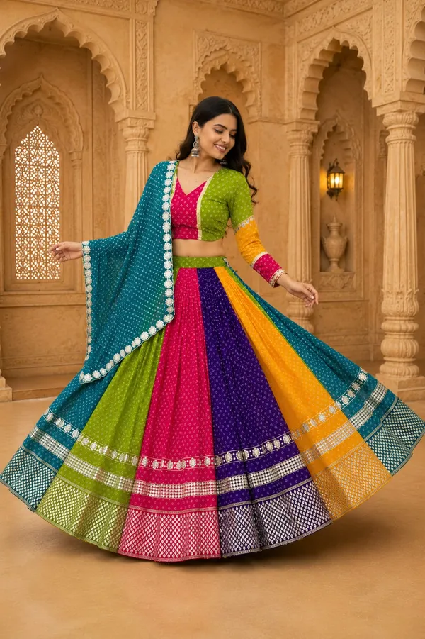 RichOra_Rangoli_Raas_Multicolour_6_Meter_Flair_Georgette_Lehenga_Choli_with_Dupatta