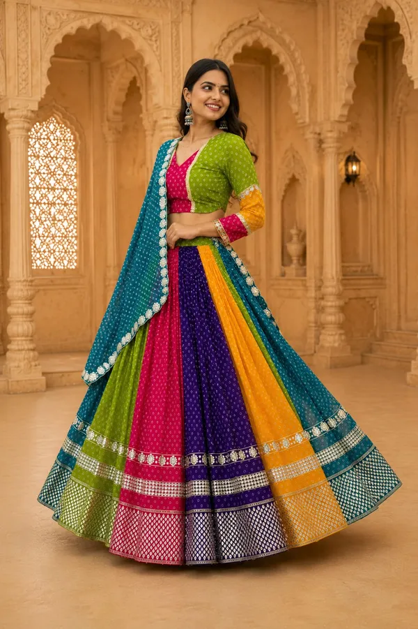 RichOra_Rangoli_Raas_Multicolour_6_Meter_Flair_Georgette_Lehenga_Choli_with_Dupatta