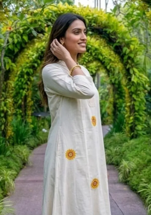 RichOra_SunBloom_Grace_Cotton_Kurta_Pant_Set