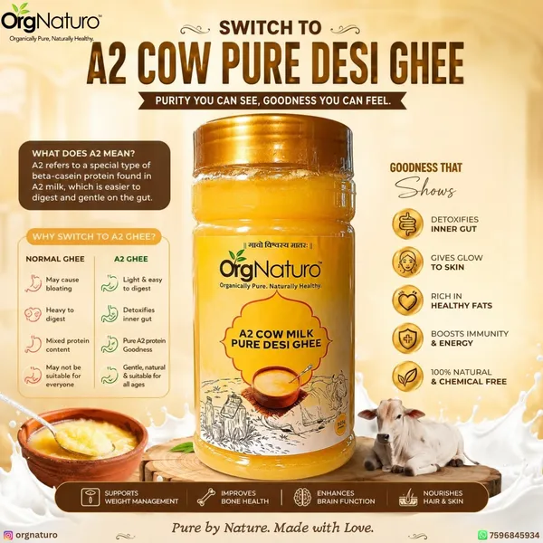 OrgNaturo_A2_Cow_Ghee