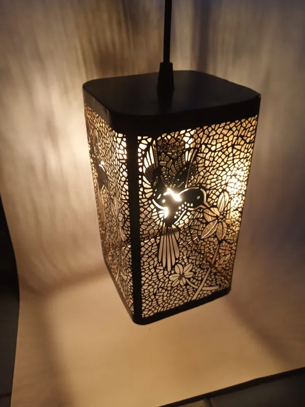 Black_Metal_Floral_Cutout_Pendant_Lamp_Shade