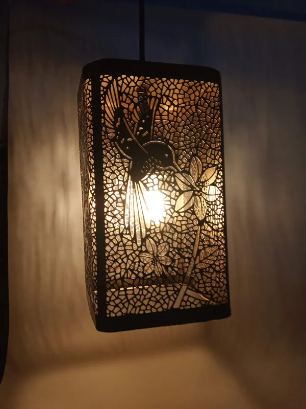 Black_Metal_Floral_Cutout_Pendant_Lamp_Shade