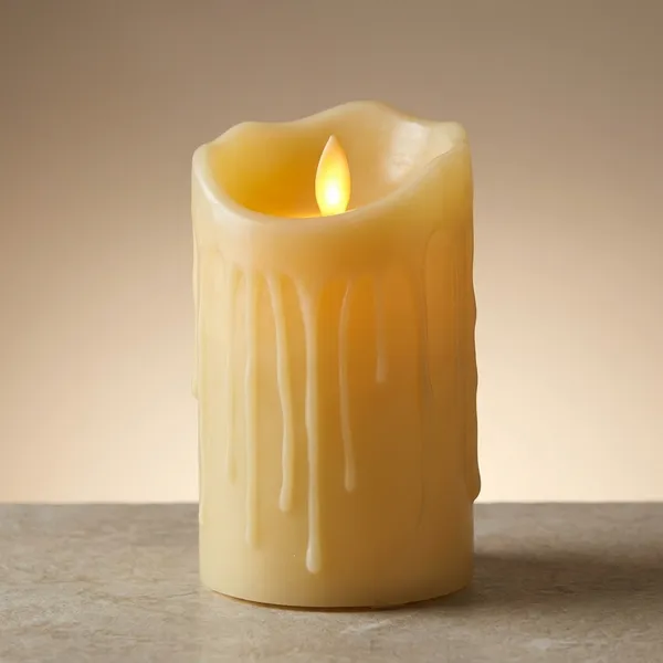 Cream_Wax_Flickering_Flame_LED_Candle