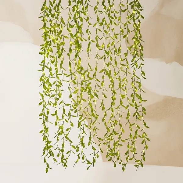 Green_Leaf_Artificial_Vine_Curtain_Light_with_180_Warm_LED