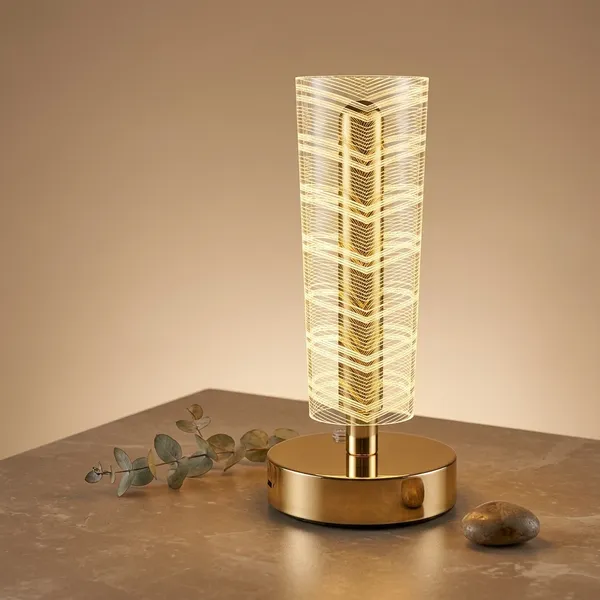Golden_Cylindrical_LED_Table_Lamp_with_Decorative_Pattern