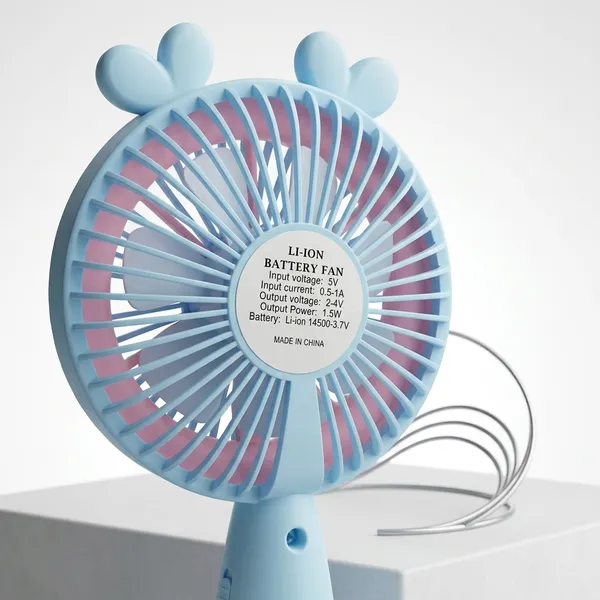 Blue_and_Pink_Handheld_Portable_Battery_Fan_with_Cartoon_Design