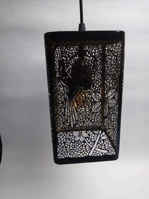 Black_Metal_Floral_Cutout_Pendant_Lamp_Shade