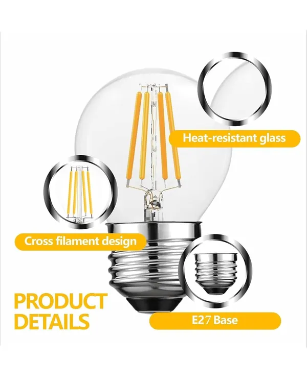 Clear_Glass_LED_Filament_Bulb_E27_Base_Warm_Light_-_Pack_of_3