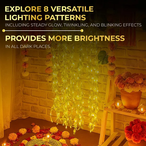 Green_Leaf_Artificial_Vine_Curtain_Light_with_180_Warm_LED