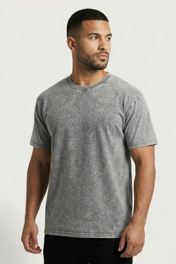 Grey_And_Charcoal_Cotton_Oversized_T-Shirt_for_Men_|_Pack_Of_2