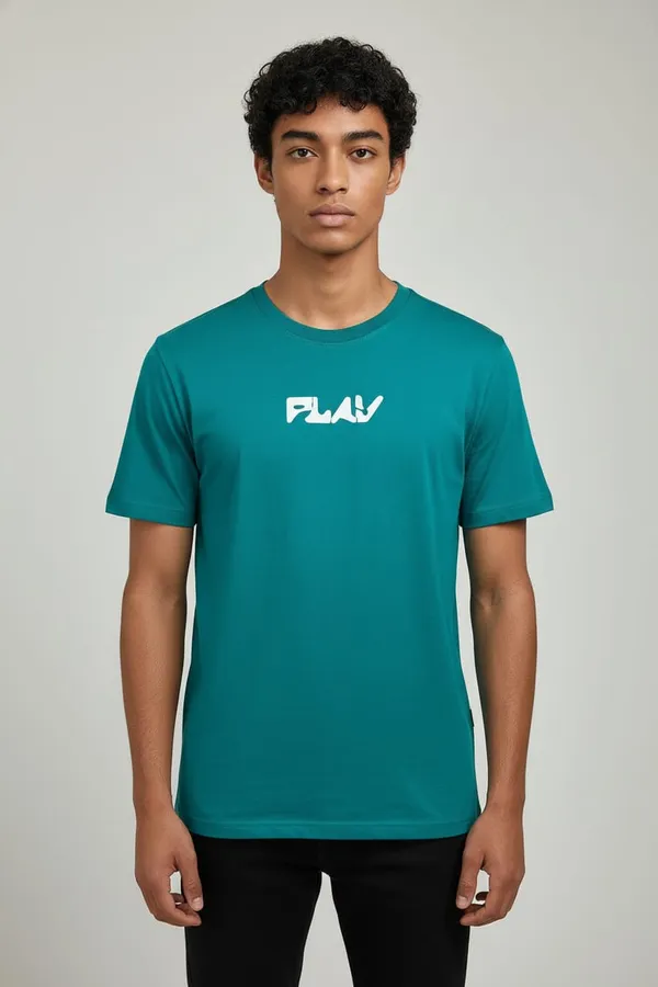 Teal_Cotton_Graphic_Print_T-Shirt_for_Men