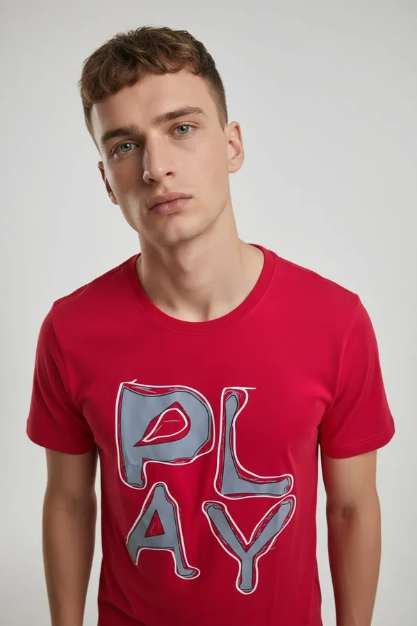 Black_And_Red_Cotton_Graphic_Print_T-Shirt_For_Men_|_Pack_Of_2