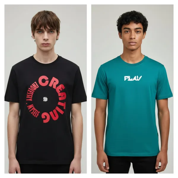 Teal_And_Black_Cotton_Graphic_Print_T-Shirt_for_Men_|_Pack_Of_2