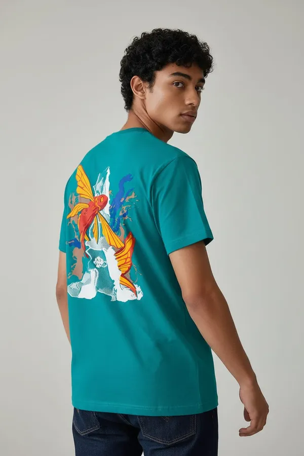 Teal_Cotton_Graphic_Print_T-Shirt_for_Men