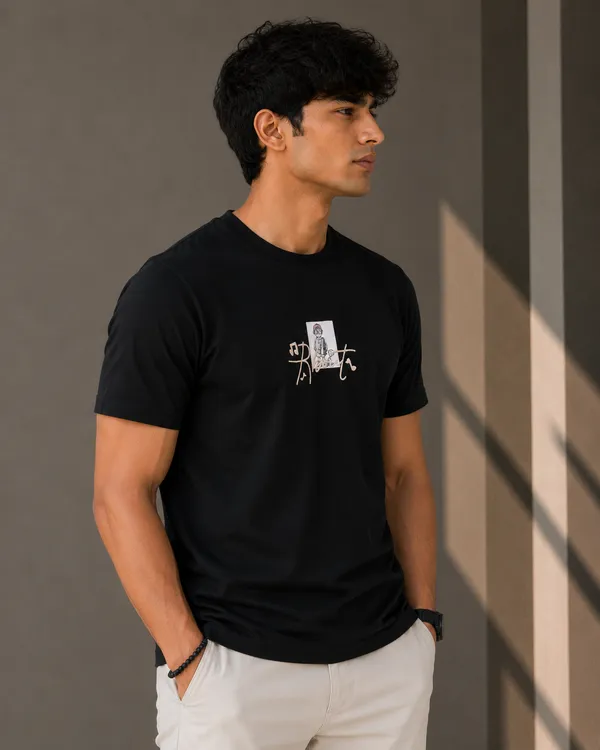 Black_Cotton_Printed_Graphic_T-Shirt_for_Men