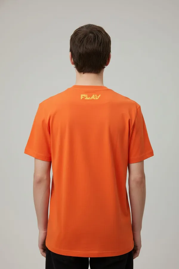 Orange_Graphic_Print_Casual_T-Shirt_for_Men