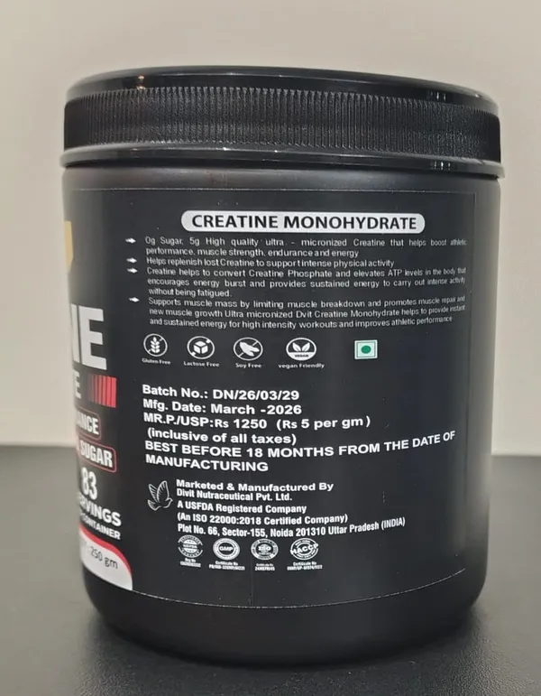 Nutrevvo_Creatine_Monohydrate_-_250G_(83_Servings)_|_Micronized_Creatine_For_Muscle_Growth_&_Athletic_Performance_|_No_Fillers,_No_Aspartam,_No_Sugar