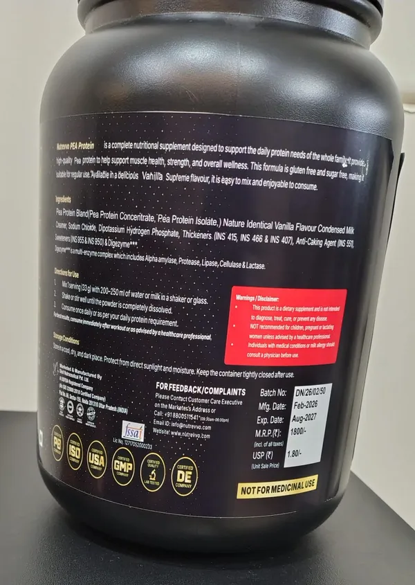 Nutrevvo_Pea_Protein_Powder_-_Vanilla_Flavor_(1Kg)