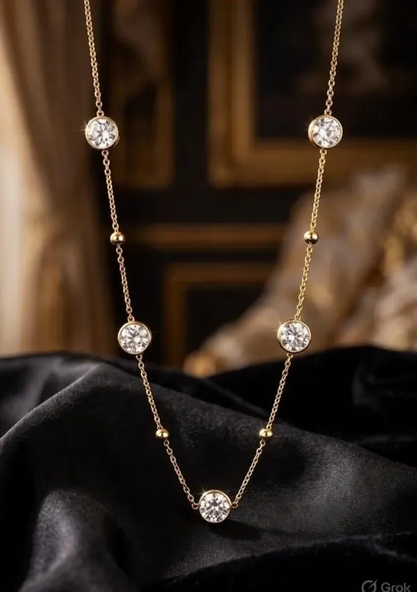 Gold_Plated_Diamond_Pendant_Necklace