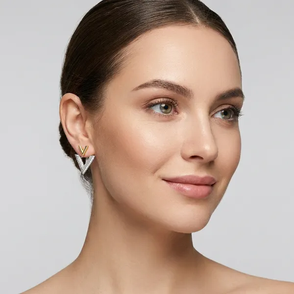 White_Earrings_Alloy_For_Women