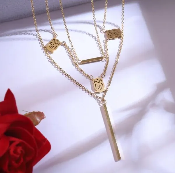 Gold_Necklace_Set_Alloy_For_Women