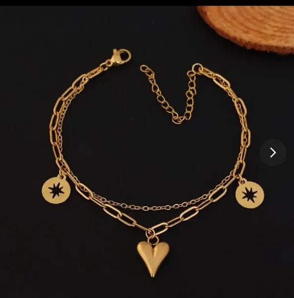 22K_Gold-Plated_Charms_Heart_Harmony_Bracelet