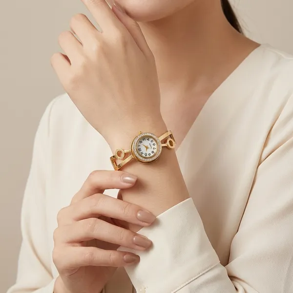 Gold_Watch_Alloy_For_Women