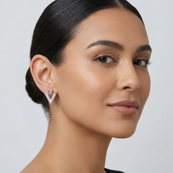 White_Earrings_Alloy_For_Women